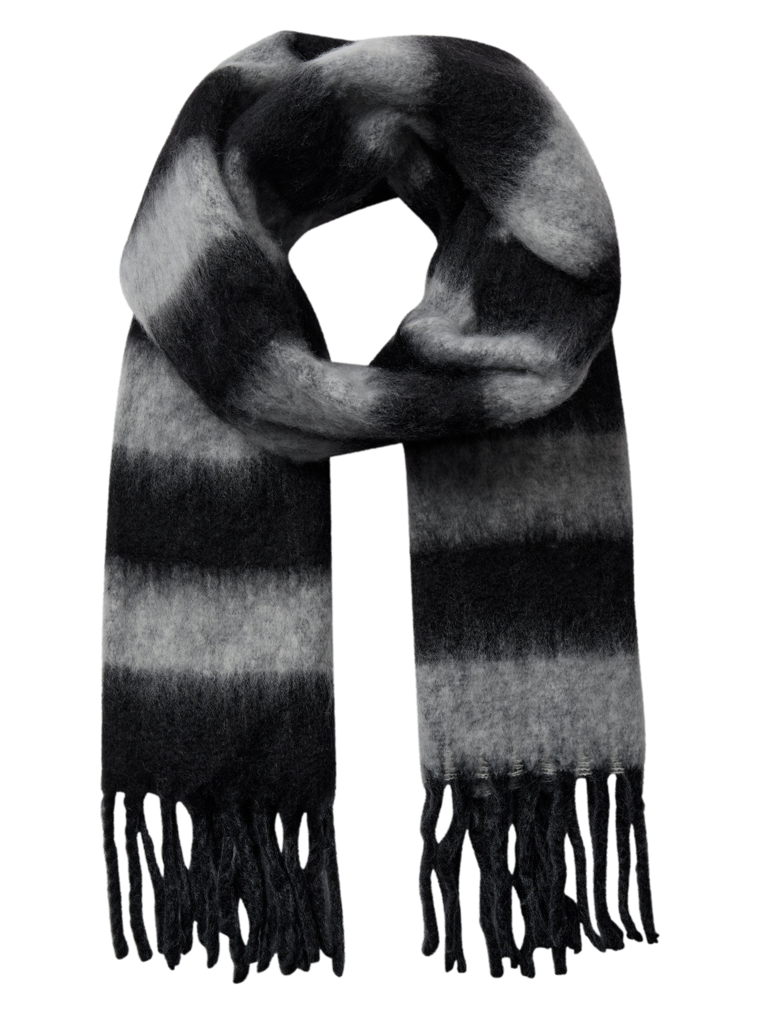 NÜ Aya Scarf Stripe Accessories Black mix