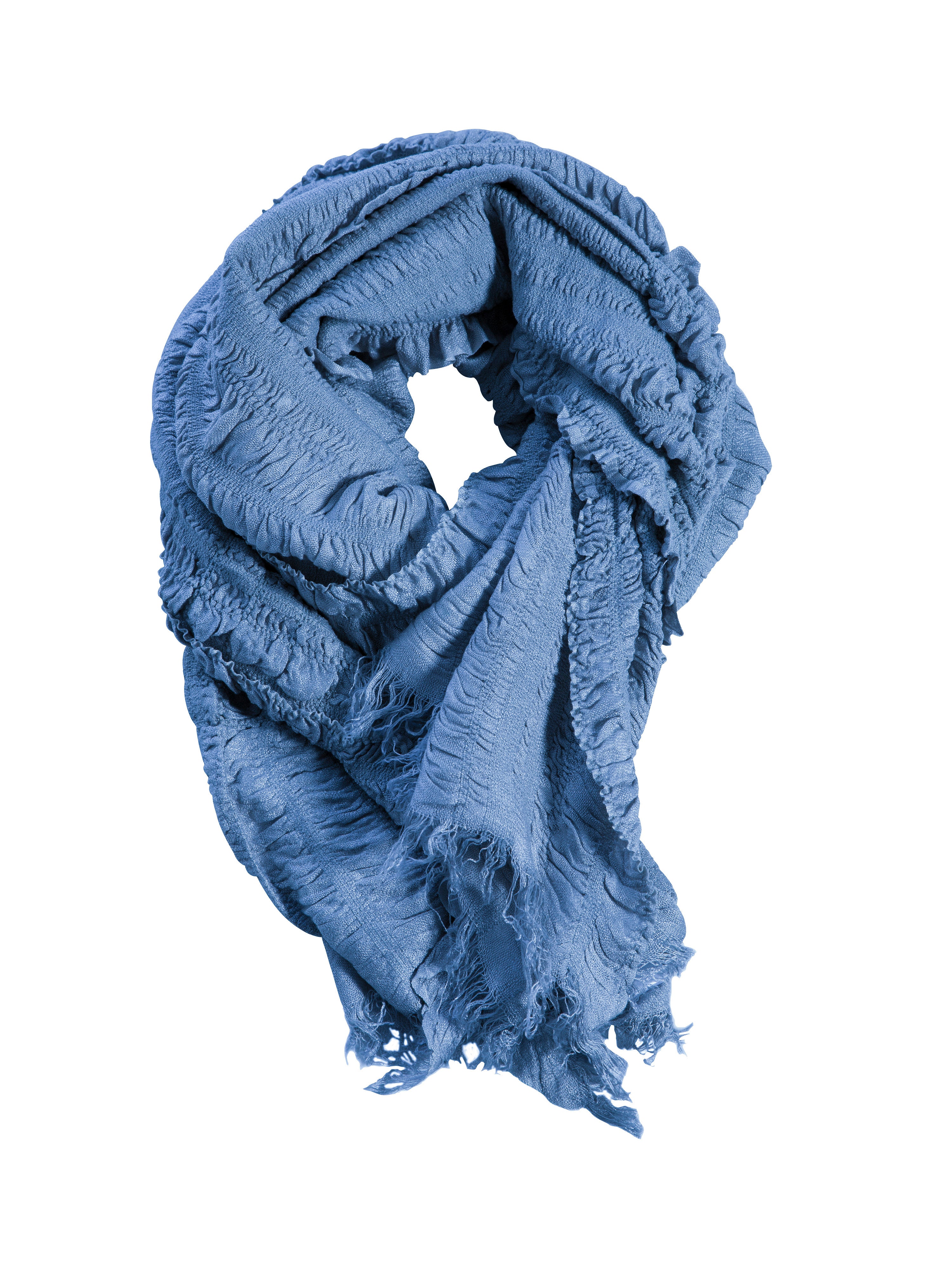 NÜ HOPE Large multi scarf Scarfs 401 Blue