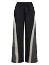 NÜ ABINA trousers Trousers Black mix