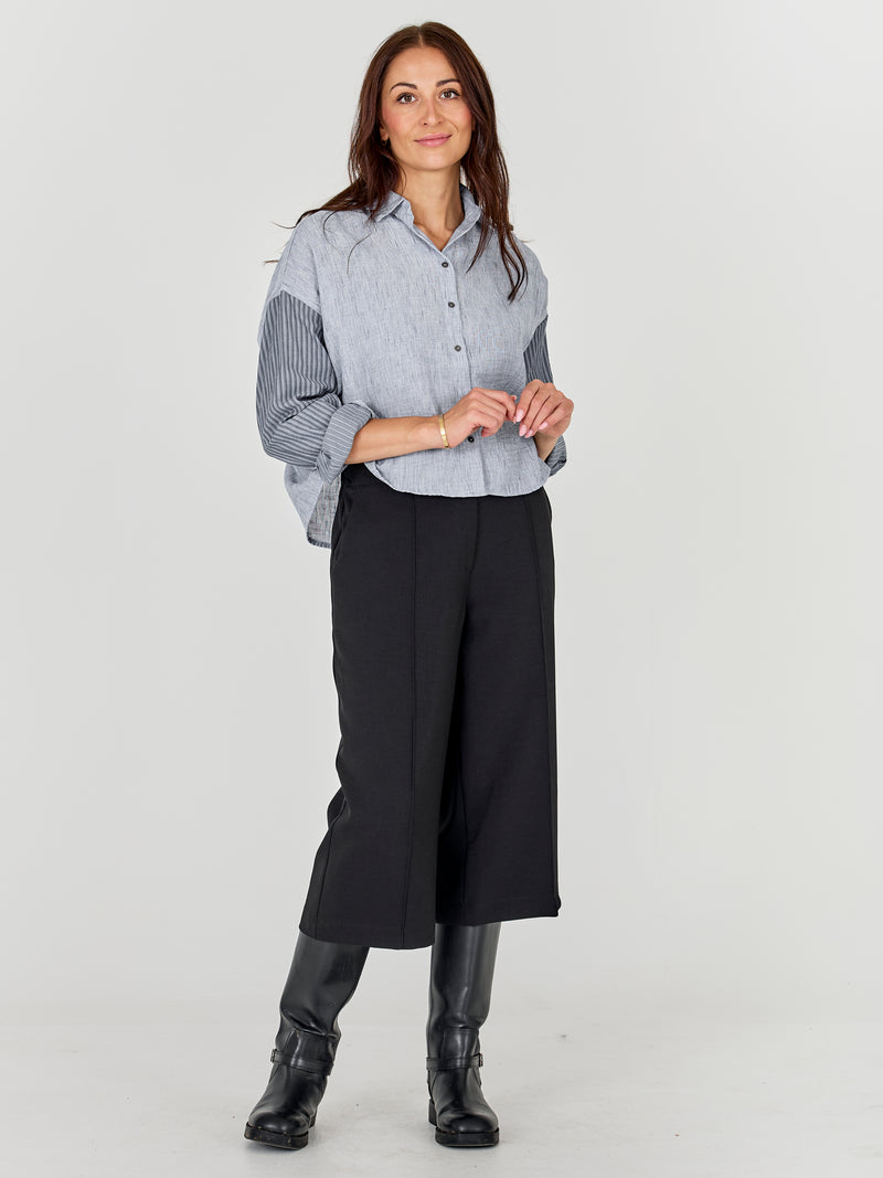 NÜ ABIRA shirt Shirts 402 Blue mix