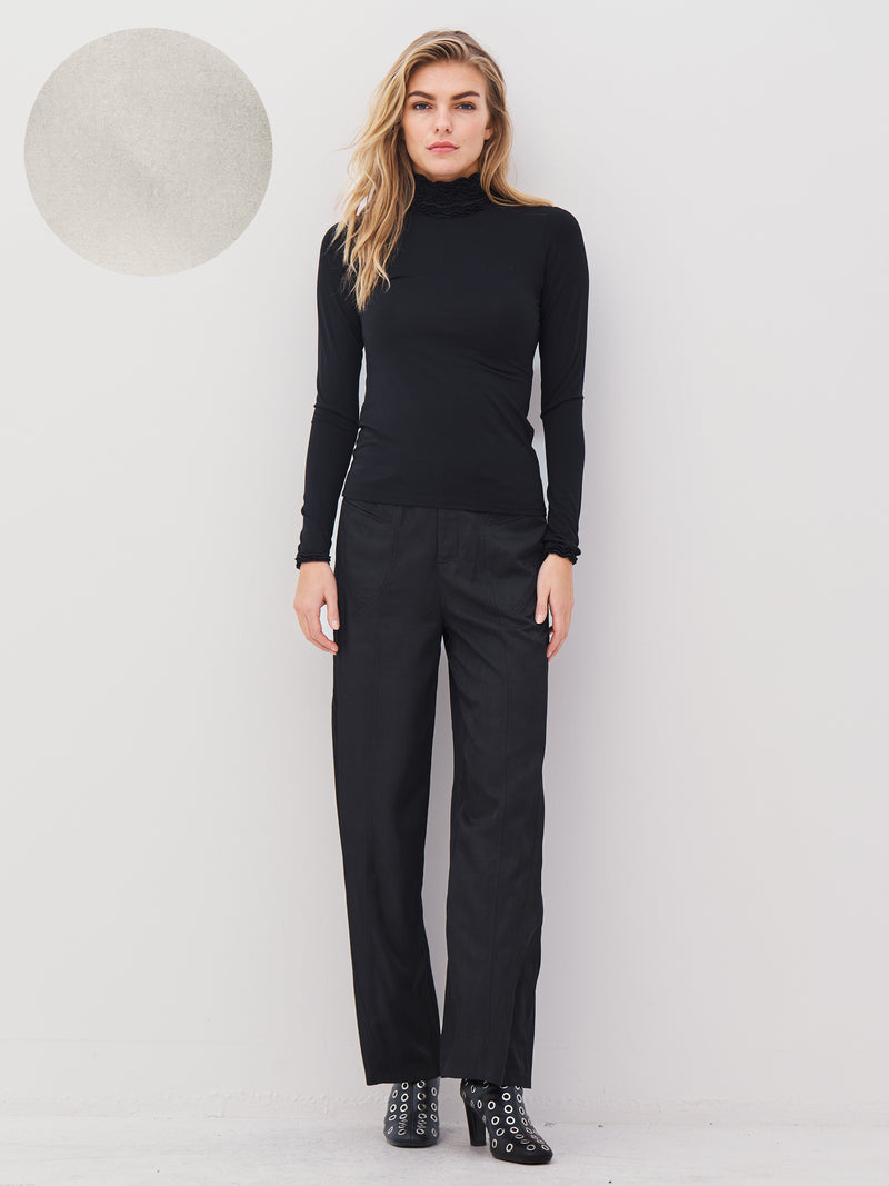 NÜ ADELE turtleneck tee Tops and T-shirts 112 Bone