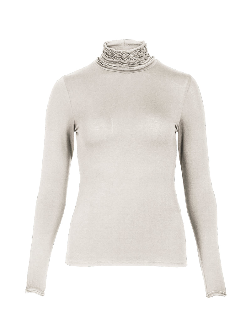 NÜ ADELE turtleneck tee Tops and T-shirts 112 Bone