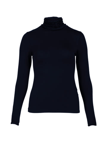 NÜ ADELE turtleneck tee Tops and T-shirts 480 Midnight Blue