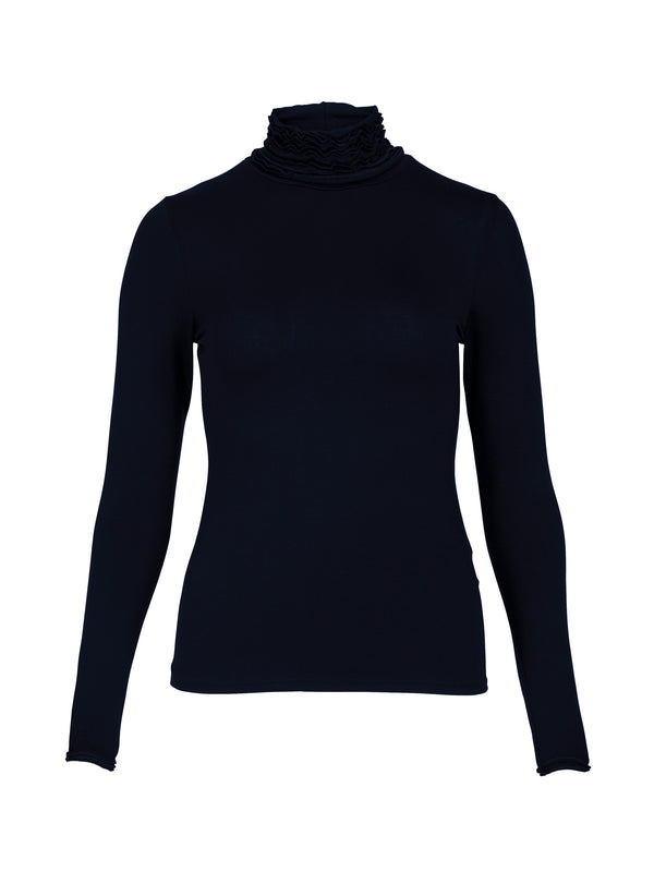 NÜ ADELE turtleneck tee Tops and T-shirts 480 Midnight Blue