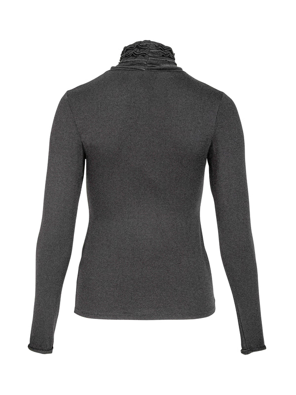 NÜ ADELE turtleneck tee Tops and T-shirts 901 Grey