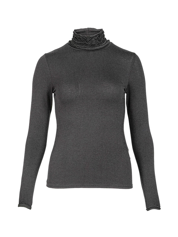 NÜ ADELE turtleneck tee Tops and T-shirts 901 Grey