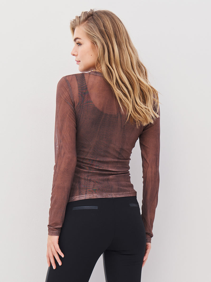 NÜ AGNA blouse Blouses 289 Brown Mix