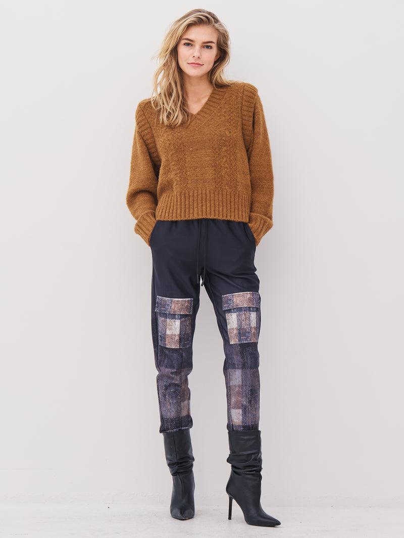 NÜ AGNES knit blouse Blouses 220 Camel
