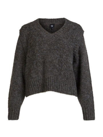 NÜ AGNES knit blouse Blouses 289 Brown