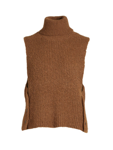 NÜ AGNES knit vest Vests 220 Camel
