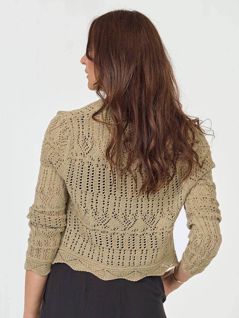 NÜ AIDA knit cardigan Cardigans 393 Army