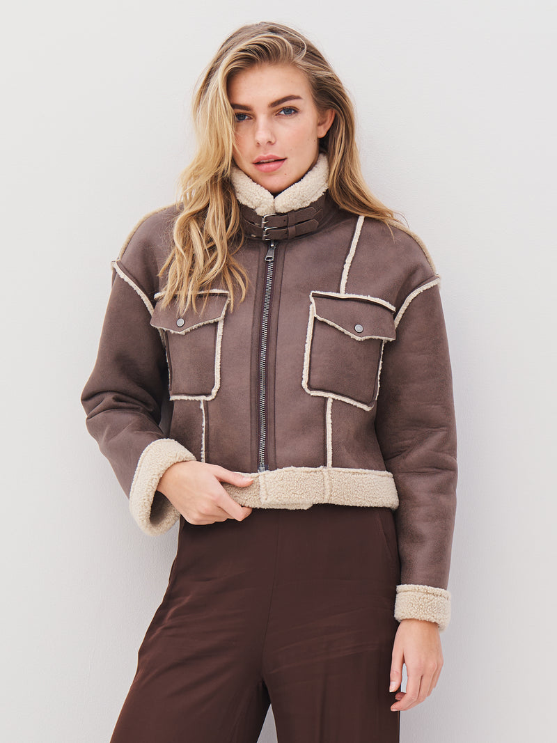 NÜ AIKO jacket Jackets 235 Cappuccino mix