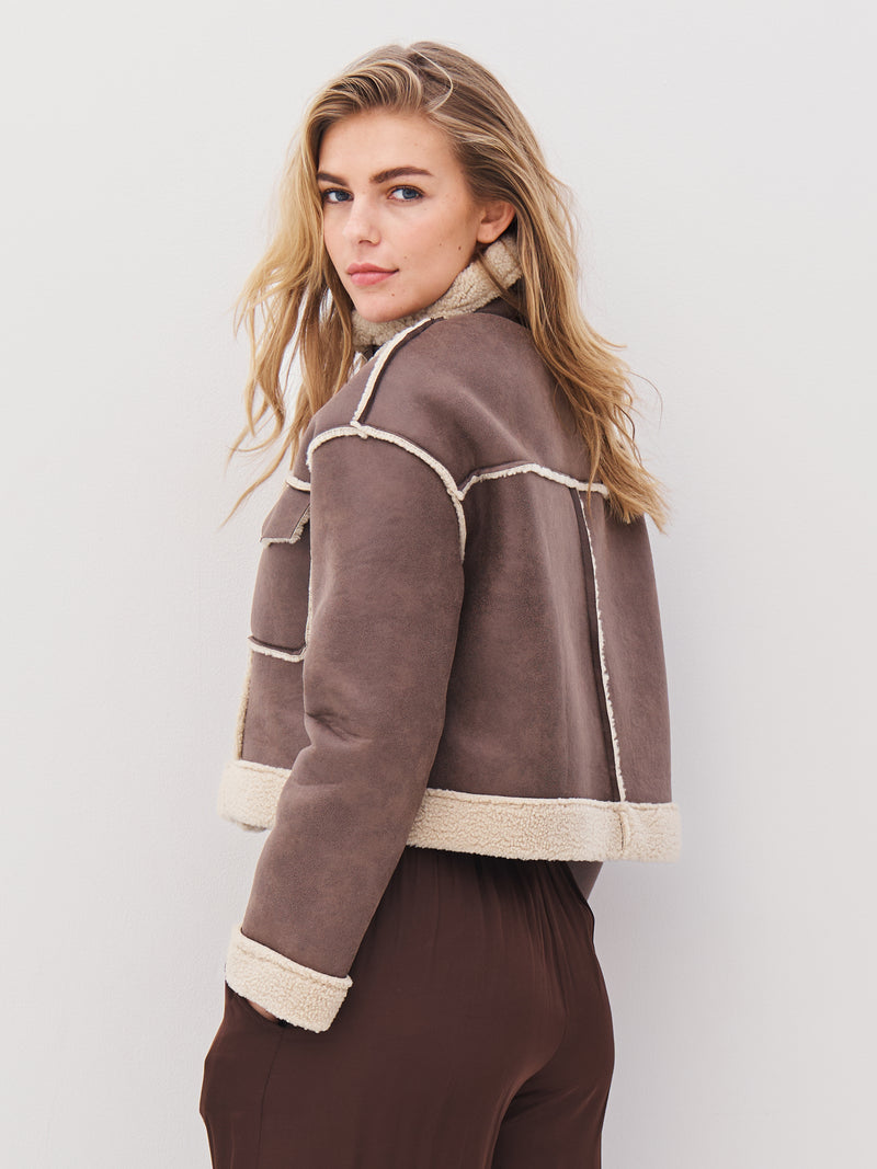 NÜ AIKO jacket Jackets 235 Cappuccino mix