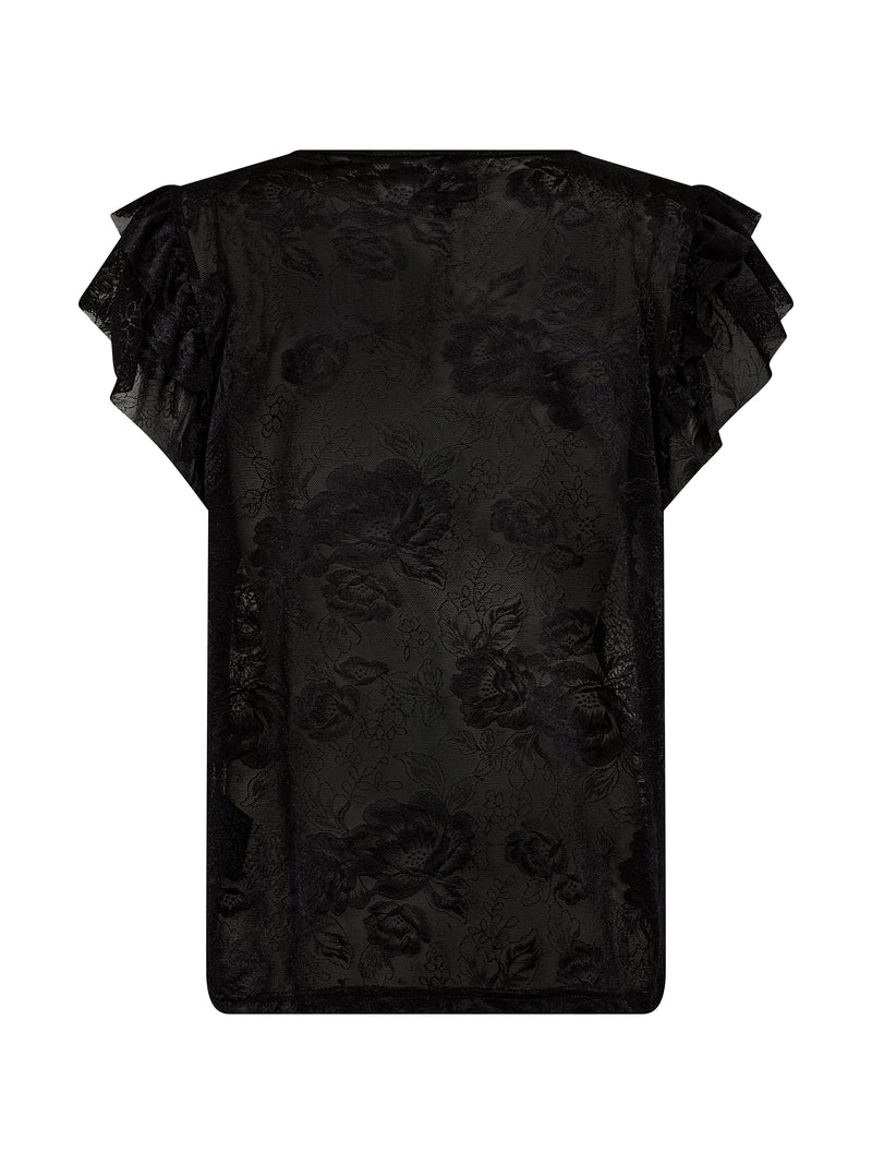 NÜ ALEC top Tops and T-shirts Black
