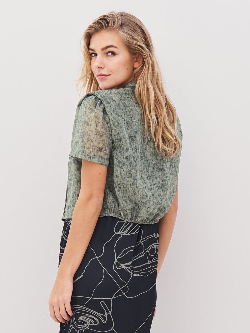 NÜ AMELI blouse Blouses 393 Army Mix