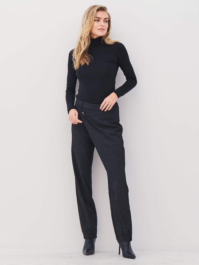 NÜ ANGELA trousers Trousers Black mix