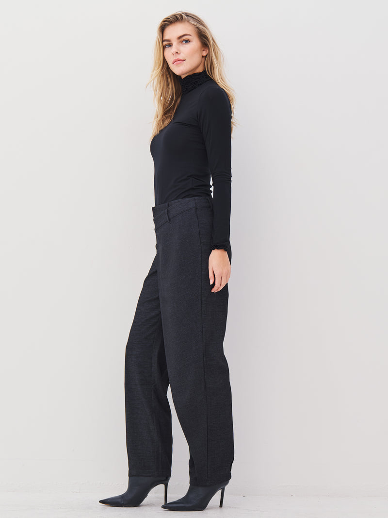 NÜ ANGELA trousers Trousers Black mix