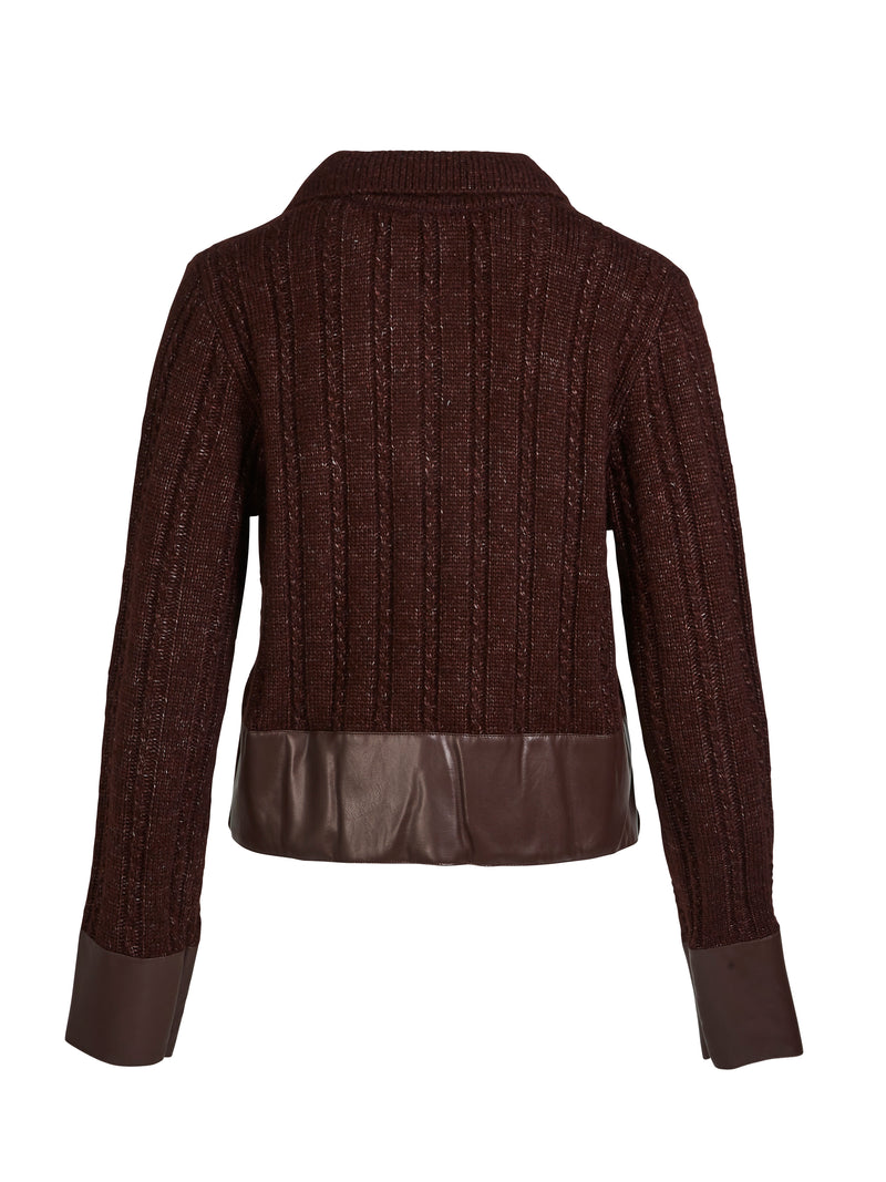 NÜ ANIA knit blouse Blouses 789 Grape Mix