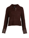 NÜ ANIA knit blouse Blouses 789 Grape Mix