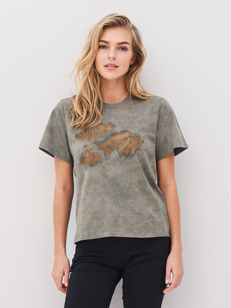 NÜ ANIKI tee Tops and T-shirts 393 Army Mix