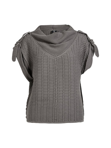 NÜ ANJA knit blouse Blouses 901 Grey mix
