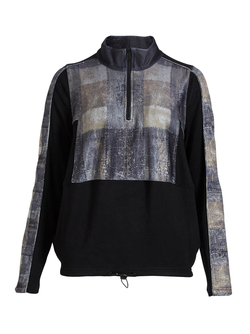 NÜ ANNA blouse Blouses Black mix