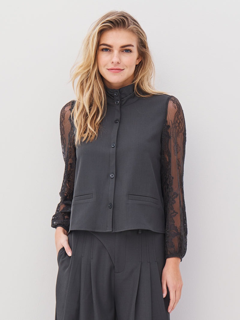 NÜ ARIEL shirt Shirts 901 Grey