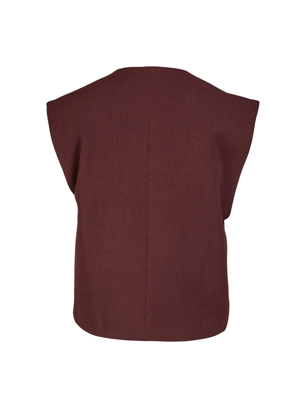 NÜ ARIEL vest Vests 789 Grape