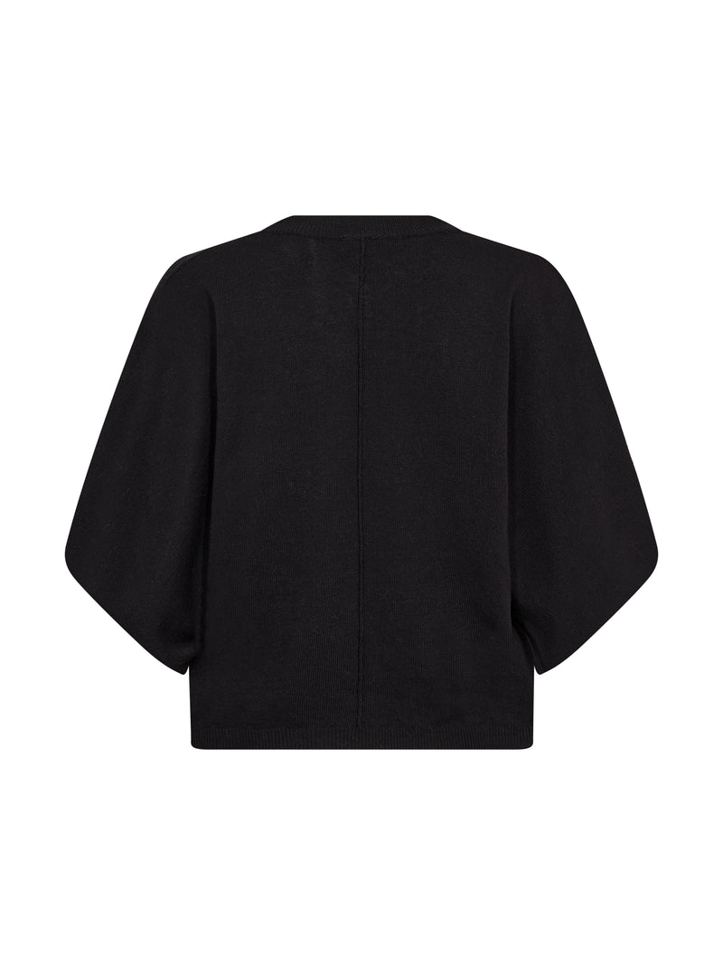 NÜ ASMI knit blouse  Black