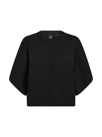 NÜ ASMI knit blouse  Black