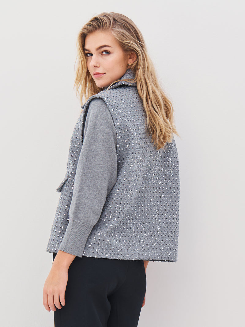 NÜ ASTON vest Vests 901 Grey