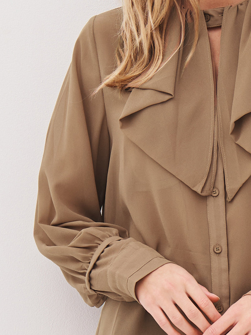 NÜ ASTRID long shirt Shirts 220 Camel