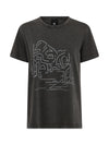 NÜ AYZA tee dyed Tops and T-shirts Black mix