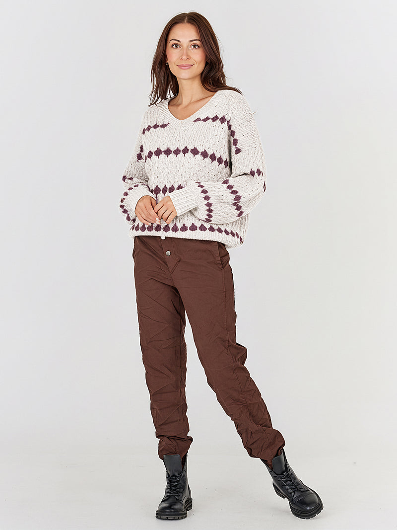 NÜ BANO knit Knit 112 Bone mix