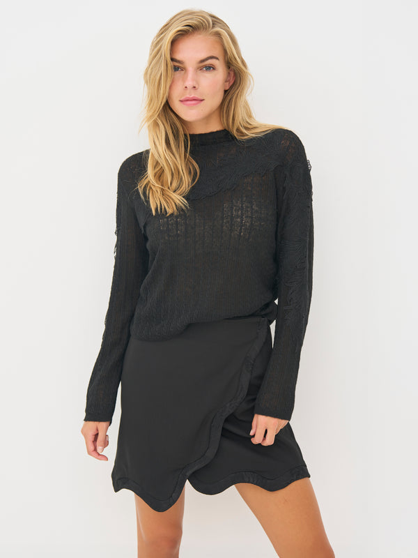 NÜ BARIA knit blouse Knit Black