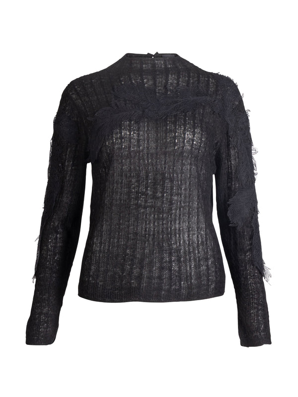 NÜ BARIA knit blouse Knit Black