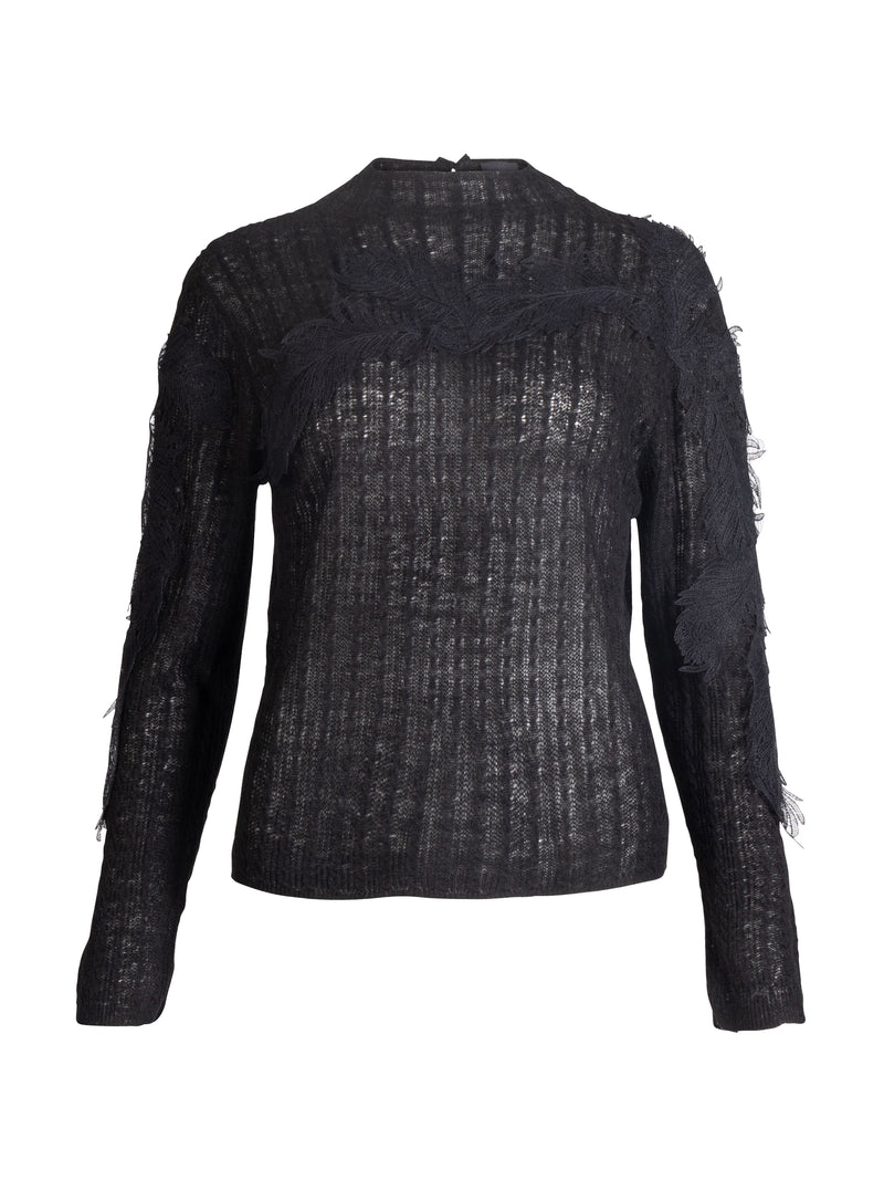 NÜ BARIA knit blouse Knit Black