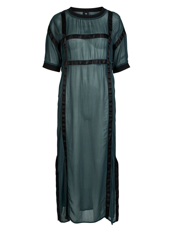 NÜ BILLIE dress Dresses 355 Petrol green mix