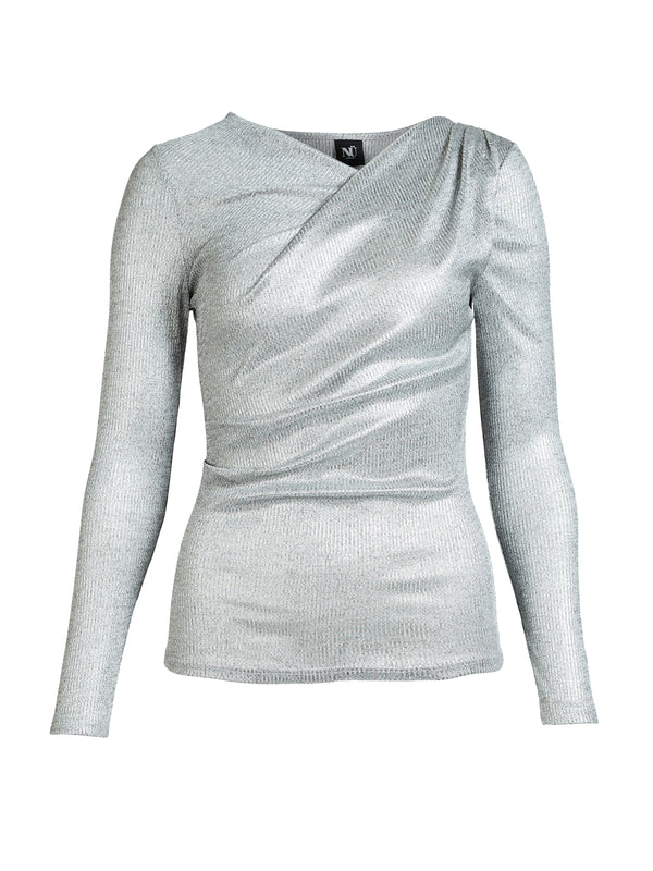 NÜ BIRKE blouse Blouses 989 iron grey