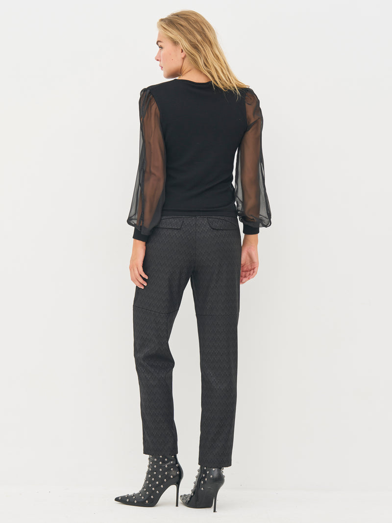 NÜ BLAKE blouse Knit Black