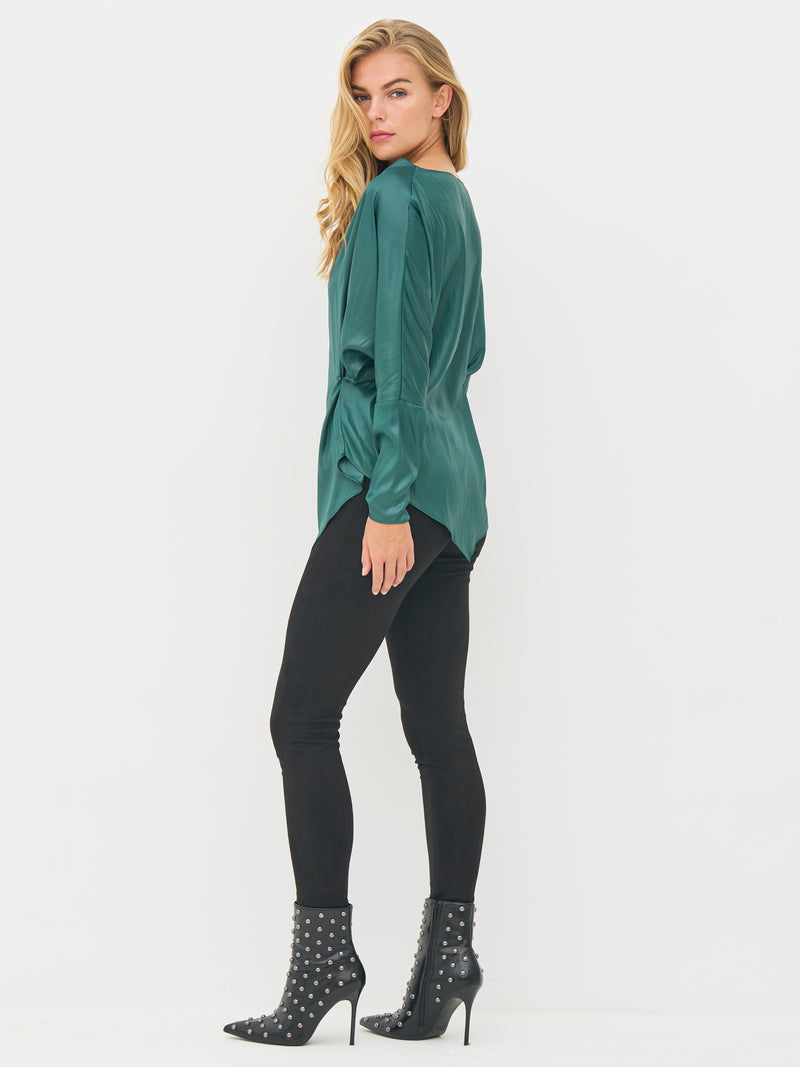 NÜ BOEL blouse Blouses 355 Petrol green