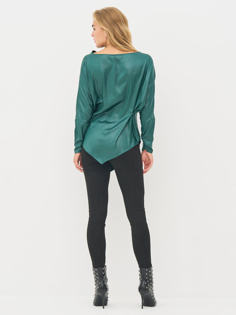 NÜ BOEL blouse Blouses 355 Petrol green