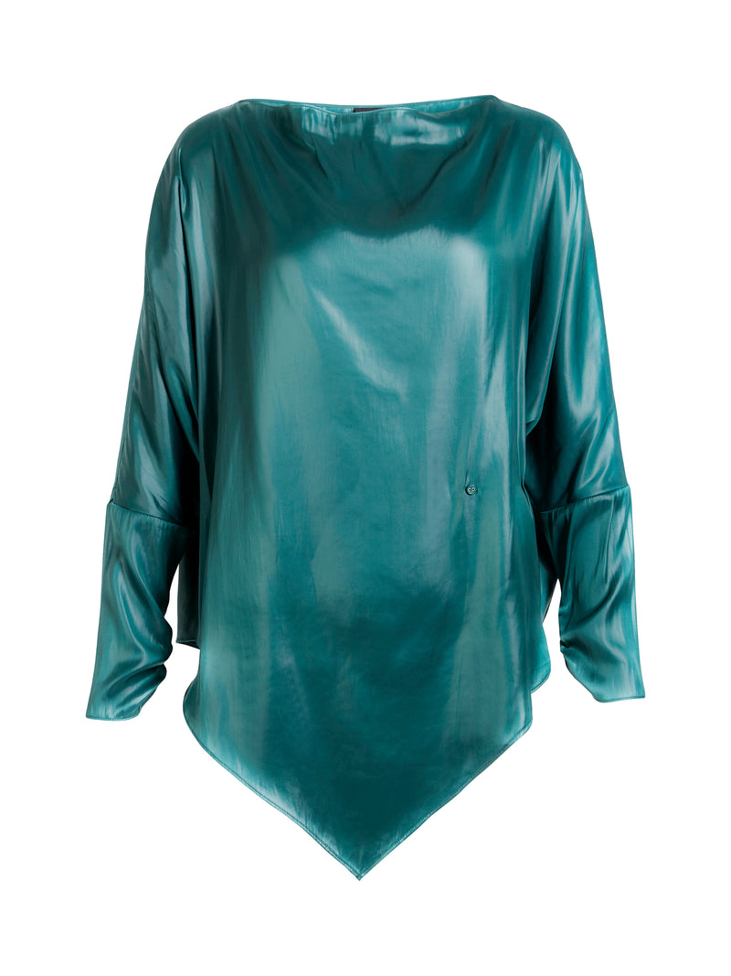 NÜ BOEL blouse Blouses 355 Petrol green