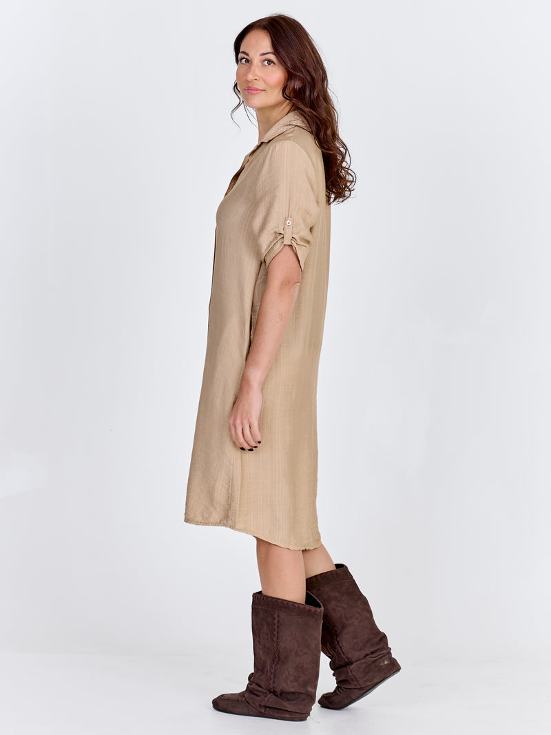 NÜ CAITLIN dress Dresses 130 sand