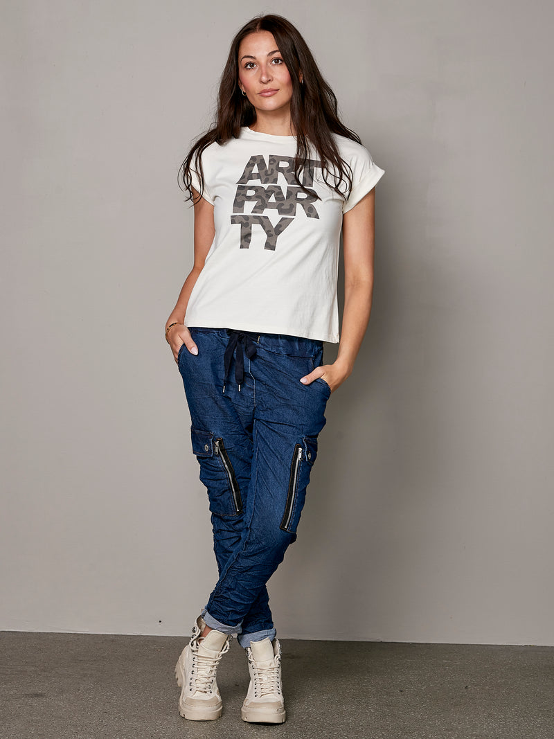 NÜ CARMEN VIVI trousers Jeans 486 Denim