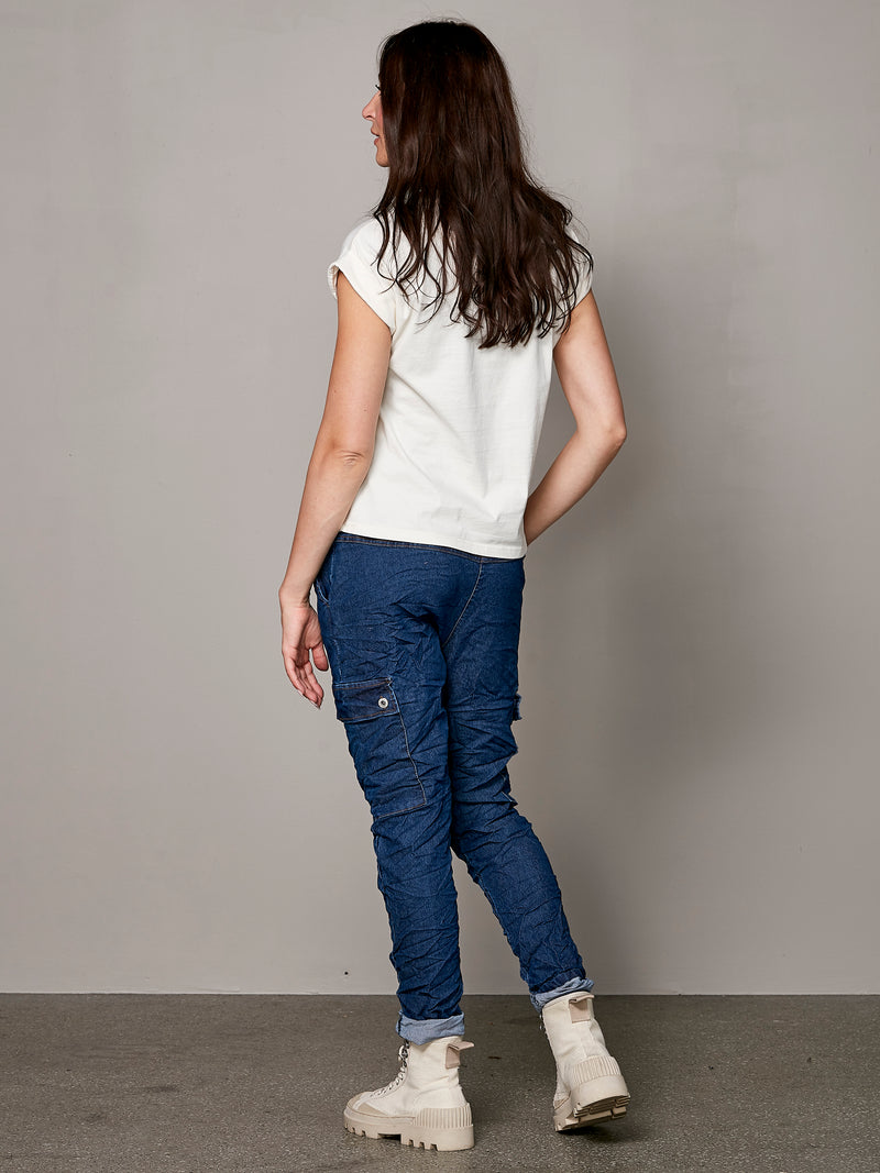 NÜ CARMEN VIVI trousers Jeans 486 Denim