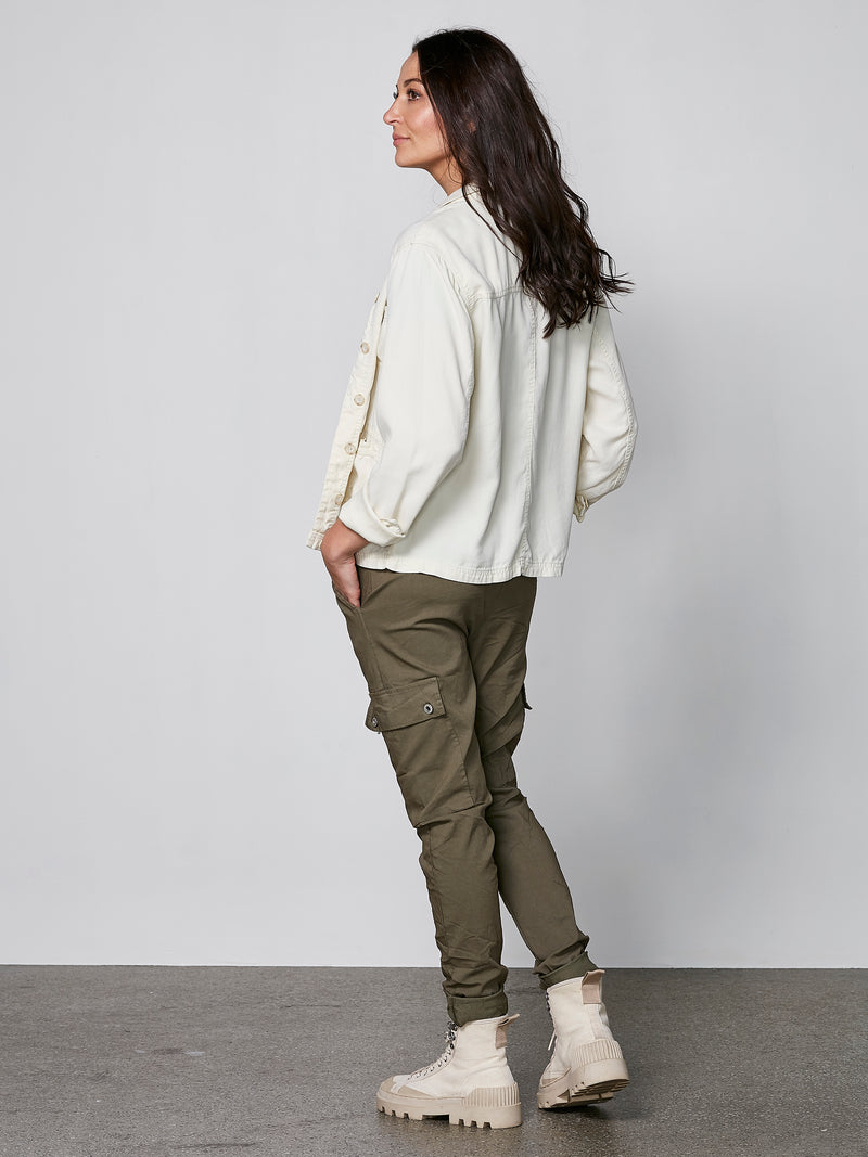 NÜ CARMEN YNDE trousers Trousers 316 Olive