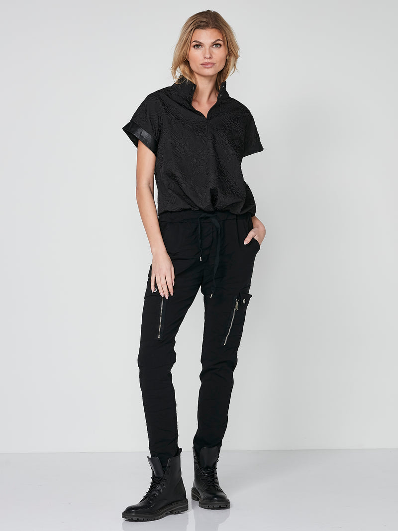 NÜ CARMEN cargo trousers Trousers Black