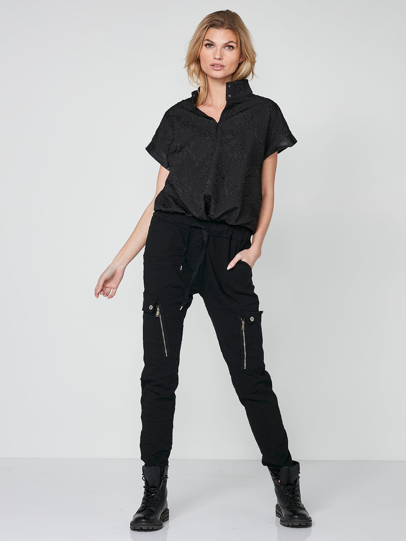 NÜ CARMEN cargo trousers Trousers Black