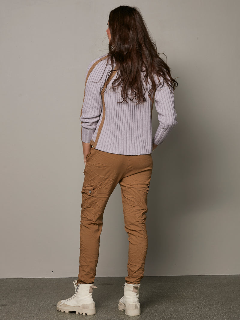 NÜ CARMEN cargo trousers Trousers 150 Sand